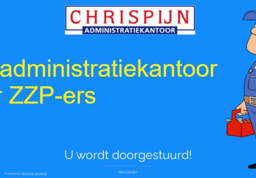 Screenshot van administratiekantoorchrispijn.nl