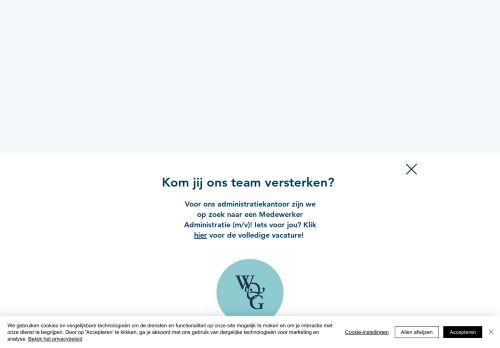 Screenshot van adviesbureauwildegroot.nl