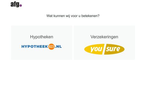 Screenshot van afg-group.nl
