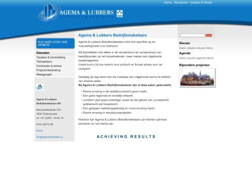 Screenshot van agemaenlubbers.nl