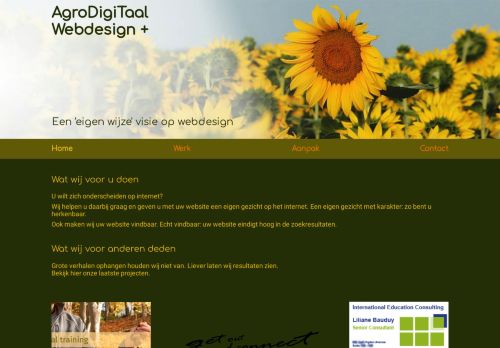 Screenshot van agrodigitaal.nl