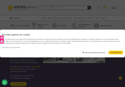 Screenshot van airtexmania.nl
