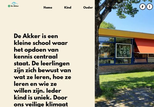 Screenshot van akkeropmeer.nl