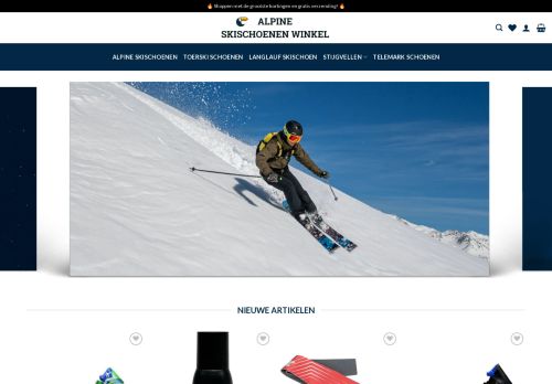 Screenshot van alpineskibootsnl.com