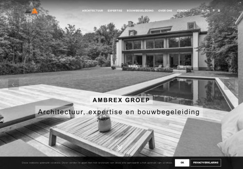 Screenshot van ambrex-group.be