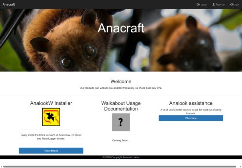 Screenshot van anacraft.online