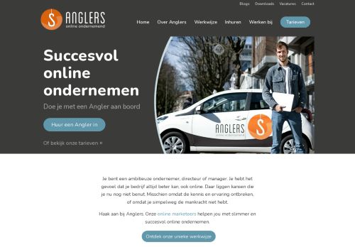 Screenshot van anglers.nl