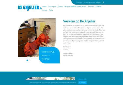 Screenshot van www.anjelier.nl