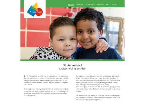 Screenshot van annaschool.nl
