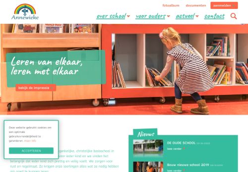 Screenshot van www.annewieke.nl