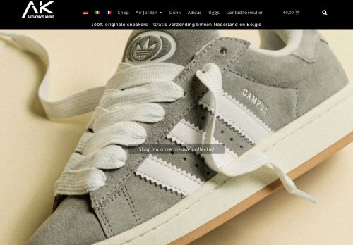 Screenshot van anthonyskicks.com