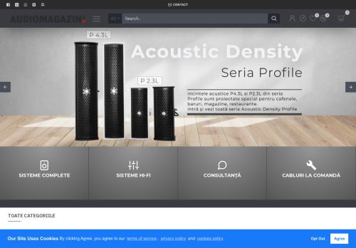 Screenshot van audiomagazin.ro