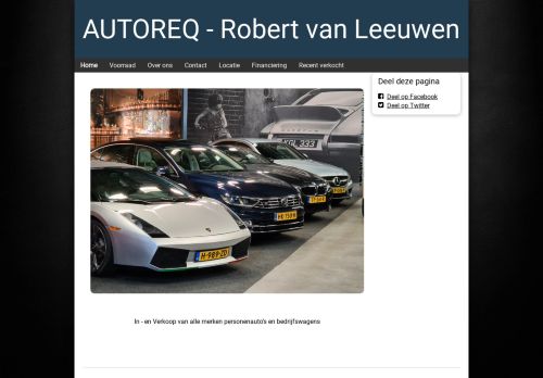 Screenshot van autoreq.nl