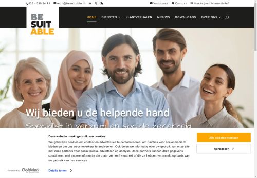 Screenshot van besuitable.nl