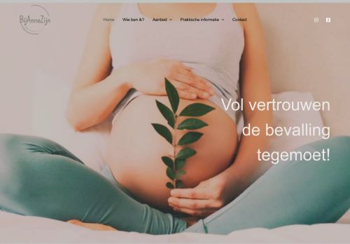 Screenshot van bijannezijn.nl