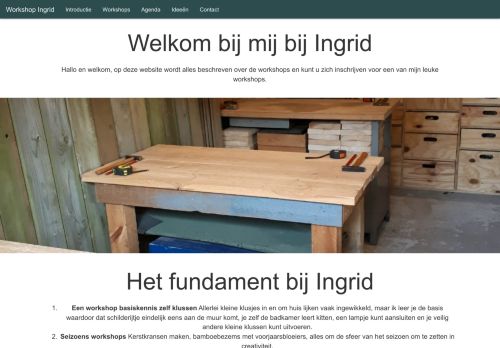 Screenshot van bijingrid.nl