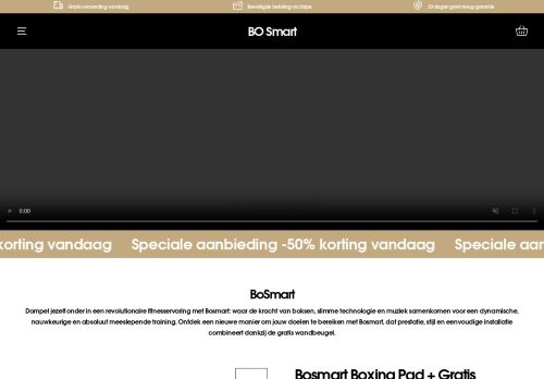 Screenshot van bosmartnight.nl