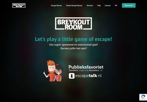 Screenshot van breakoutroom.nl