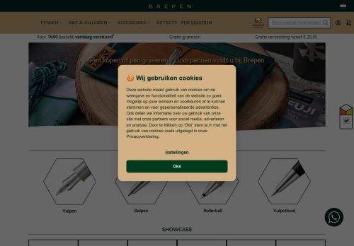 Screenshot van brepen.nl