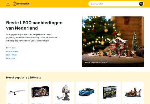 Screenshot van bricklord.nl