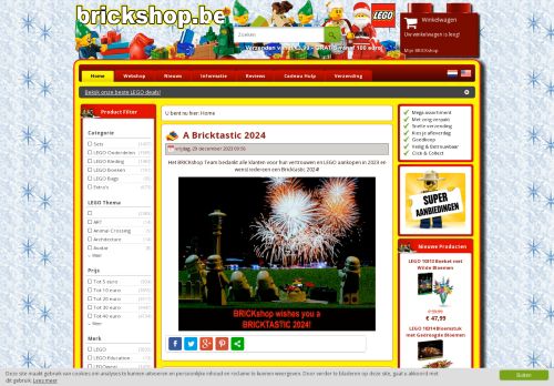 Screenshot van brickshop.be