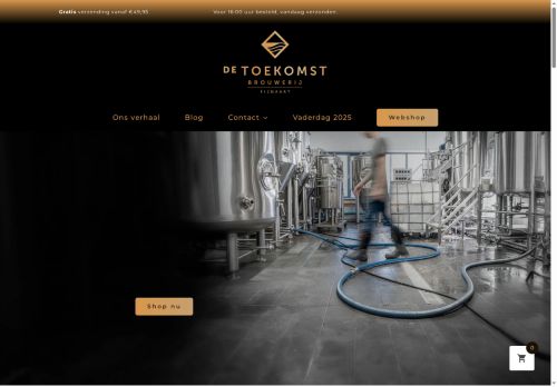 Screenshot van brouwerijdetoekomst.nl