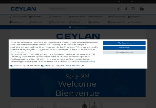 Screenshot van ceylan-shop.de