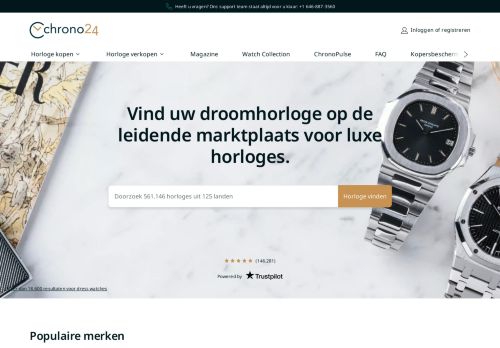 Screenshot van chrono24.nl