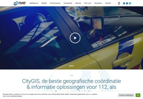 Screenshot van citygis.nl