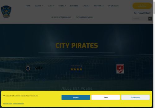 Screenshot van citypirates.be