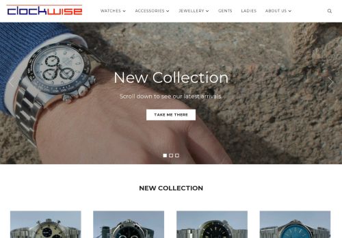 Screenshot van clockwise.nl