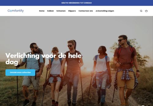 Screenshot van comfortify.nl