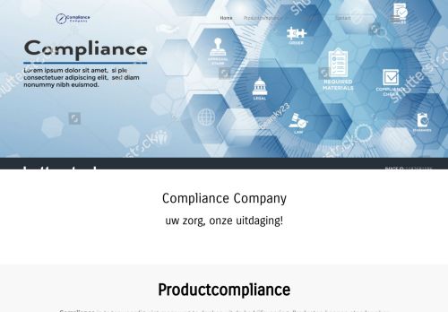 Screenshot van compliance-company.be