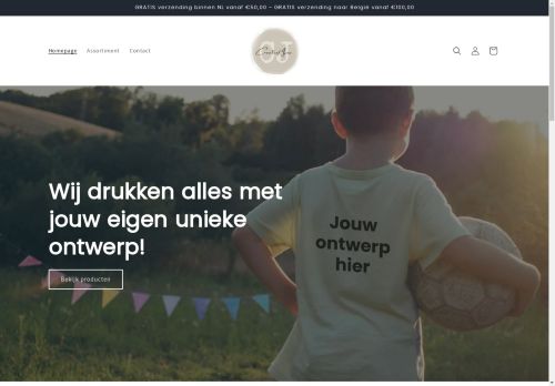 Screenshot van creatief4jou.nl