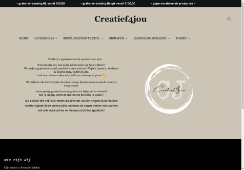 Screenshot van creatief4jou.shop