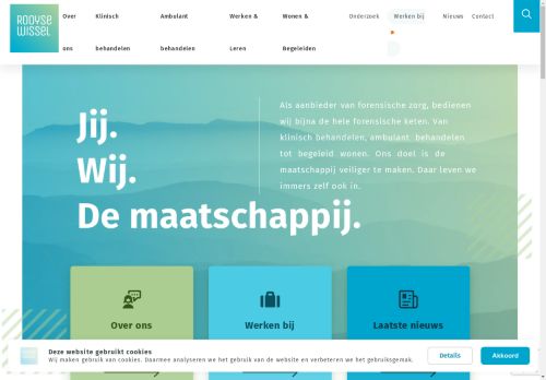 Screenshot van derooysewissel.nl