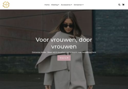 Screenshot van dolcezza-moda.nl