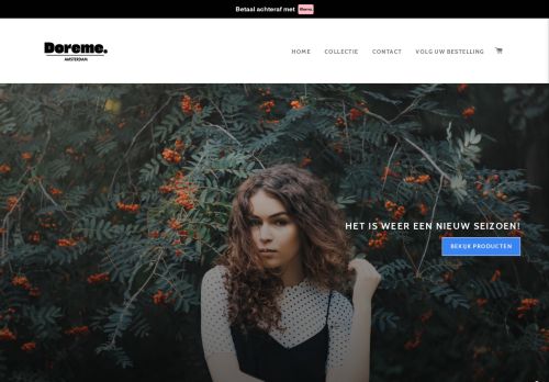 Screenshot van doreme.nl
