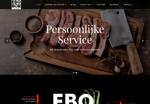 Screenshot van ebovandenbor.nl