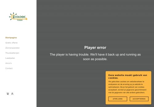 Screenshot van ecologictoday.be