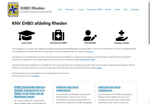 Screenshot van ehbo-rheden.nl