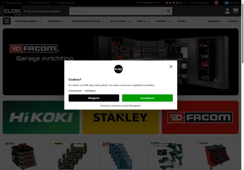 Screenshot van eldik.shop