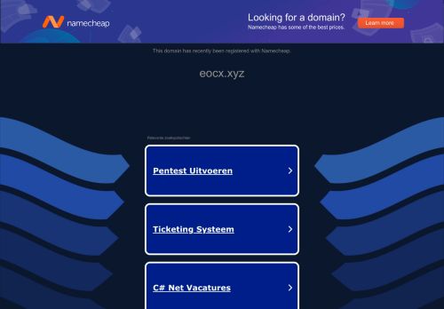 Screenshot van www.eocx.xyz