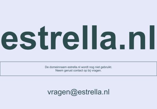 Screenshot van estrella.nl