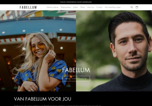 Screenshot van fabellum.nl