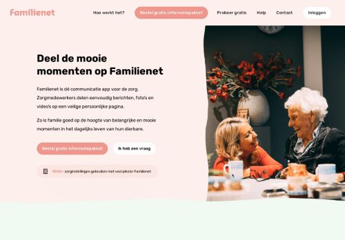 Screenshot van www.familienet.nl