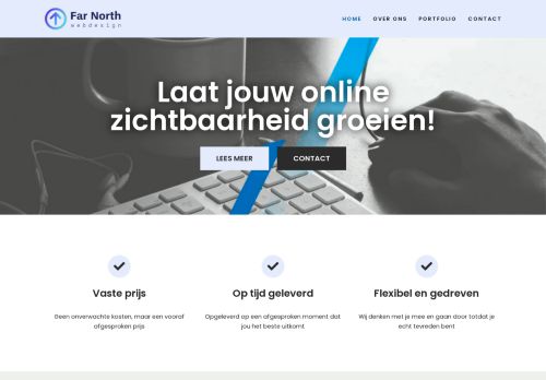 Screenshot van farnorth.nl