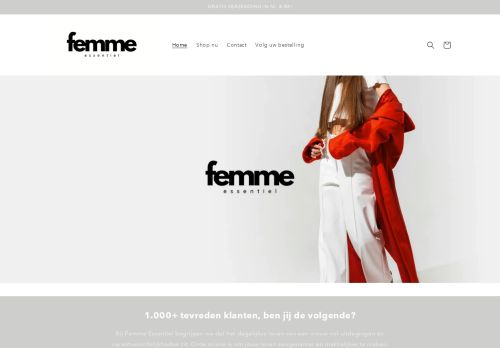 Screenshot van femme-essentiel.nl