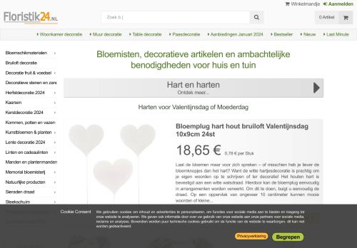 Screenshot van floristik24.nl