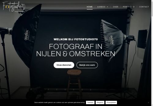 Screenshot van fotostudio70.be